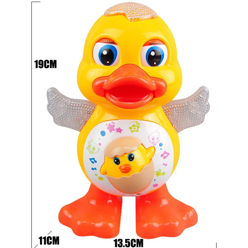 Pato Dançante - O Brinquedo que Encanta! Apresentamos o Pato Dançante, o companheiro perfeito para a diversão da garotada!